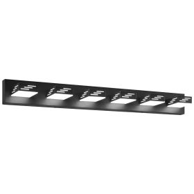 VEVOR 6-Light LED Modern Vanity Light Fixtures, 40.35-Inch, Black Finish Bathroom Wall Lighting Fixture Over Mirror, with IP44 Waterproof