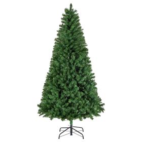 VEVOR Christmas Tree, 6ft Prelit Artificial Xmas Tree, Full Holiday Decor Trees with 330 Colorful LED Lights, 11 Lighting Modes