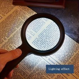 Bright Light Magnifier for Close-Up Work - Handheld Design for Reading, Jewelry Repair & Insect Observation - Great Gift for Elderly & Hobbyists